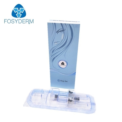 FosydermのHyaluronic酸の顔のインプラント皮膚注入口2mlのセリウムおよびISO