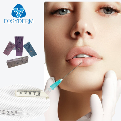 1ml Hyaluronic酸の皮膚注入口のしわの唇のための顔の輪郭の罰金Derm深いFosyderm