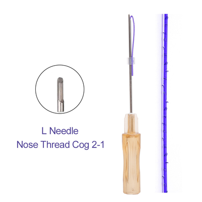 鼻PDOの糸の上昇19GはHilosのコグL針の糸の上昇の鼻を縫合する