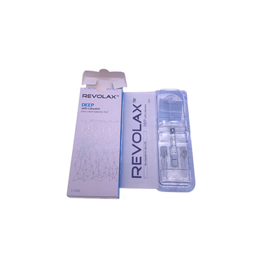 REVOLAX 1.1 MlのHyaluronic酸のこうしてしわの折目を改良する皮膚注入口の仕事