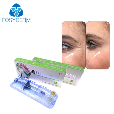 lidociane 2mlの唇の鼻の表面注入口が付いているFosyderm注射可能なHyaluornicの酸の皮膚注入口