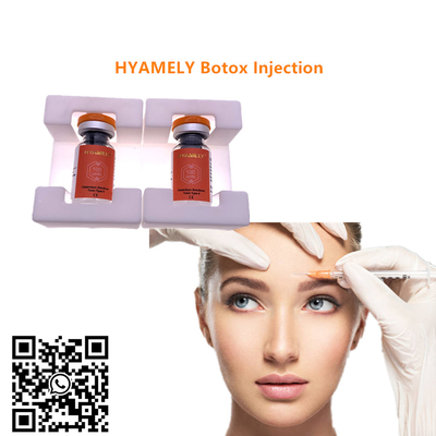 Hyamely Botox 100IUのボツリヌス菌の毒素の正しい顔ライン注入