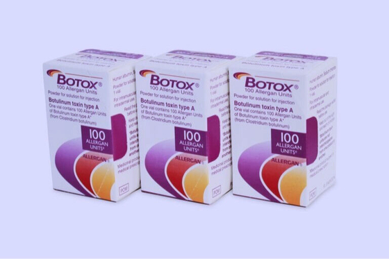 Allerganのボツリヌス菌の毒素の注入はしわを100単位取除く
