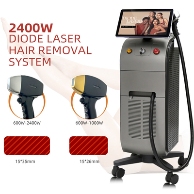 強力な新しい 808nm Ice Diodo Trio 3 Wave Diode Laser 810nm 脱毛 808 Nm 脱毛 3 波 チタン メディカル マチ