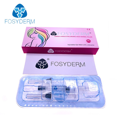 Fosyderm 2ml ヒアルロン酸ジェル 皮膚充填剤 注射 顔や鼻のケア