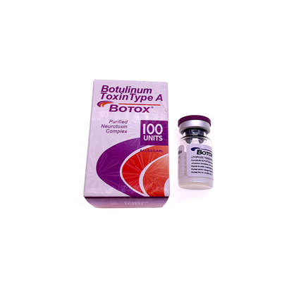 Allergan BOTOXの処置のBoyulinumの毒素のタイプ注入のスキン ケア100iu