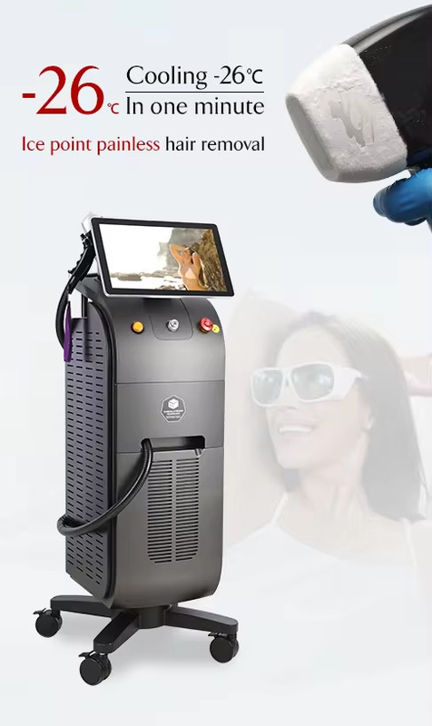 TECコンデンサラジエーターレーザー脱毛機 755 808 940 1064nmダイオードレーザー