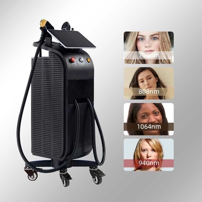 強力な新しい 808nm Ice Diodo Trio 3 Wave Diode Laser 810nm 脱毛 808 Nm 脱毛 3 波 チタン メディカル マチ
