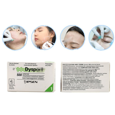 Dysport 500 Dysport 500iu ボトリン毒素 注射 むくみを除去するために
